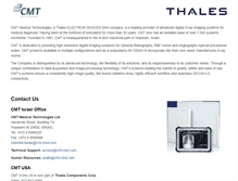 Tablet Screenshot of cmt-med.com